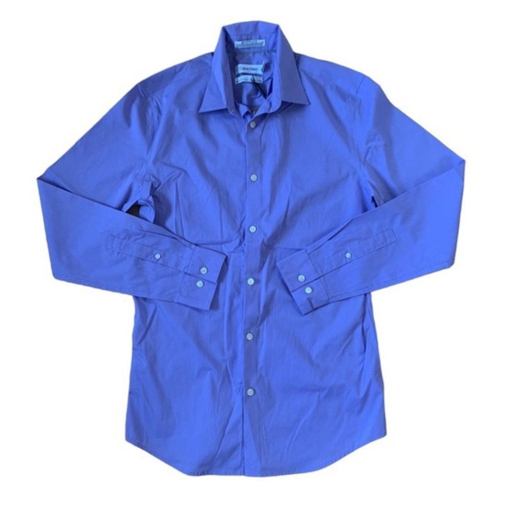 New Calvin Klein Long Sleeve Dress Shirt Size XS